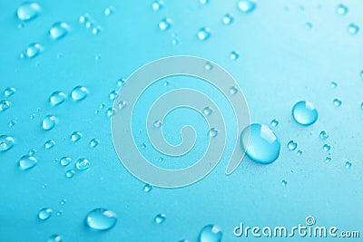 Many clean water drops Stock Photo