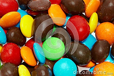 Many colourful candy Stock Photo