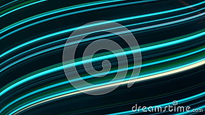 Many diagonal glimmer streaks, abstract calming background. Animation. Endless energy flow, seamless loop. Stock Photo