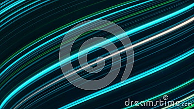 Many diagonal glimmer streaks, abstract calming background. Animation. Endless energy flow, seamless loop. Stock Photo