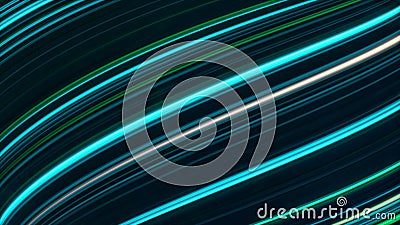 Many diagonal glimmer streaks, abstract calming background. Animation. Endless energy flow, seamless loop. Stock Photo