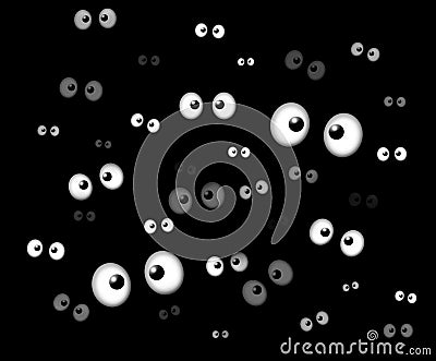 Many eyes Stock Photo