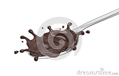 Many Flavour sweet delicious Chocolate milk sphere ball smooth realistic Background wallpaper, 3D illustration Cartoon Illustration