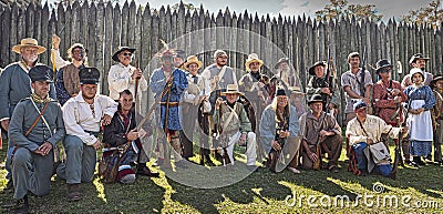 Historical Battle Reenactors Editorial Stock Photo