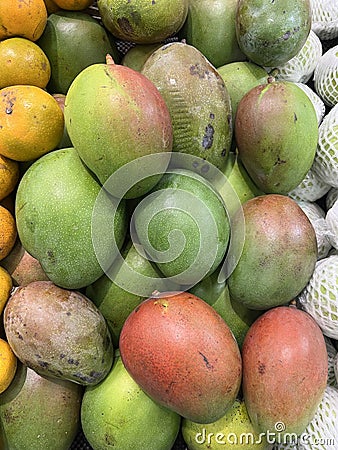 Fruits - Mangos Stock Photo