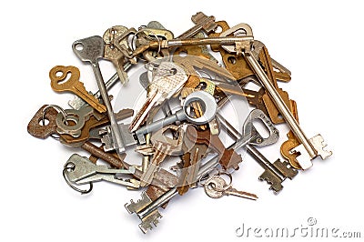 Many many keys Stock Photo