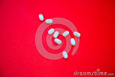 Many medications Stock Photo