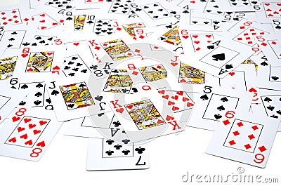 Poker cards Stock Photo