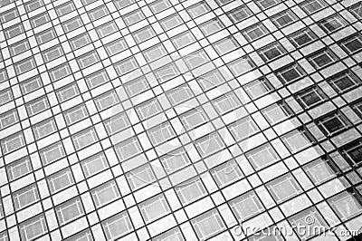 Many possibilities. Architectural design conception. Windows of high rise building. Architecture abstract background Stock Photo