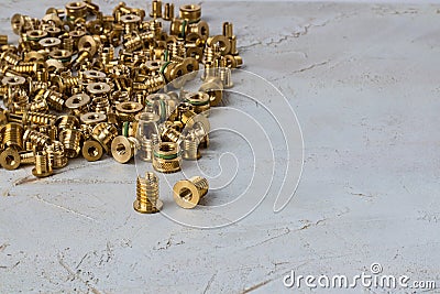 Grey and red seal locks on the grey cement background Stock Photo