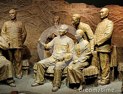 Mao Tse-tung Statue Editorial Stock Photo