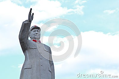 Mao Tse tung Statue Stock Photo