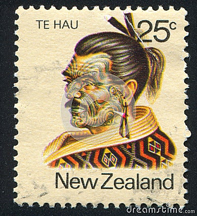 Maori Leader Te Hau-Takiri Wharepapa Editorial Stock Photo