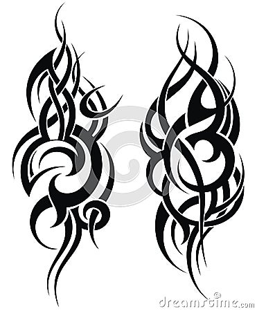 Maori styled tattoo pattern for a shoulder Vector Illustration