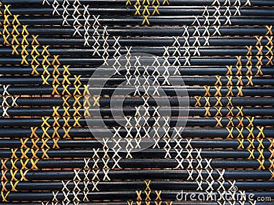 Maori weaving artwork Stock Photo