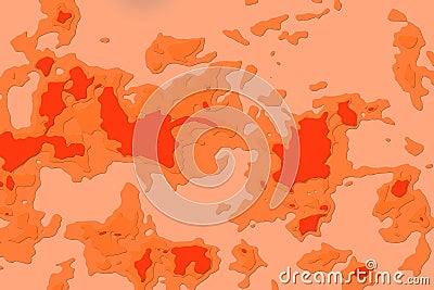 Map abstract background in warm colors Stock Photo