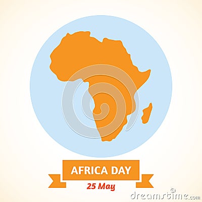 Map of Africa Vector Illustration