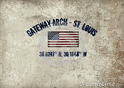 Gateway Arch St. Louis, Mo Editorial Stock Photo