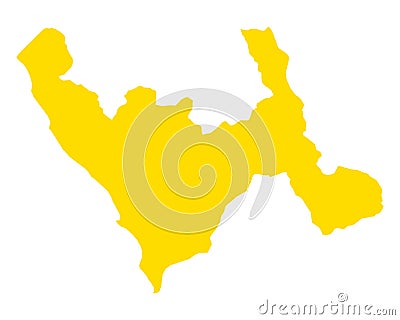 Map of La Libertad Vector Illustration