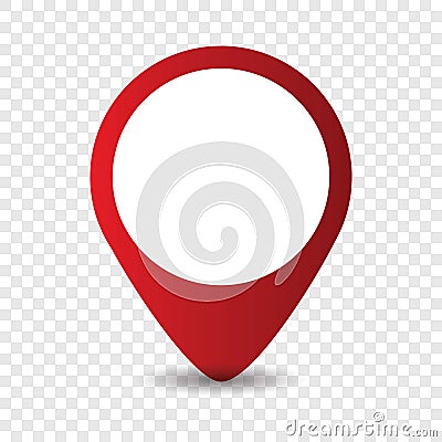 Map location pointer icon Vector Illustration