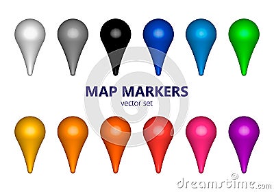 Map marker Vector Illustration