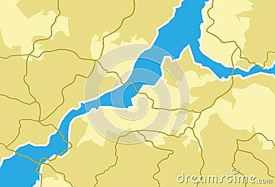 Map, Travel, Geography Vector Illustration