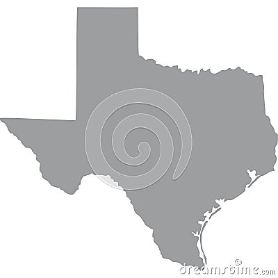 U.S. state of Texas Vector Illustration