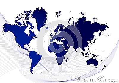 map of the world Stock Photo