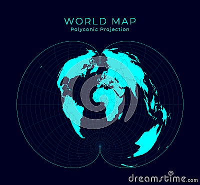 Map of The World. Vector Illustration