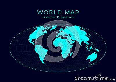 Map of The World. Vector Illustration