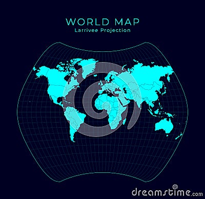 Map of The World. Vector Illustration