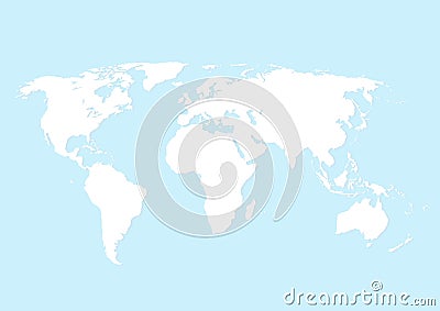 Map of the world Vector Illustration