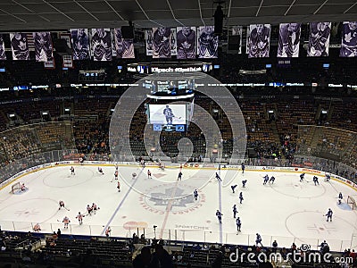 Maple leafs hockey in Canada Editorial Stock Photo