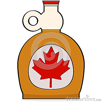 Maple syrup Vector Illustration