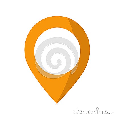 Mapping pins icon vector Vector Illustration