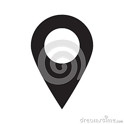 Maps pin. Location map icon. Location pin. Pin icon vector. Cartoon Illustration
