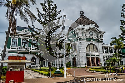 Maputo Central Train Station, Railway Station also known as CFM Editorial Stock Photo