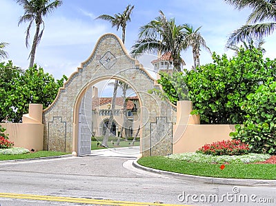 Mar-a-Lago Resort - Donald Trump`s Winter White House Stock Photo