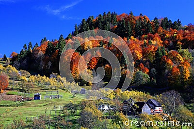 Maramures landscape Stock Photo