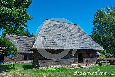 Maramures Village Museum in Sighetu Marmatiei in Romania Stock Photo