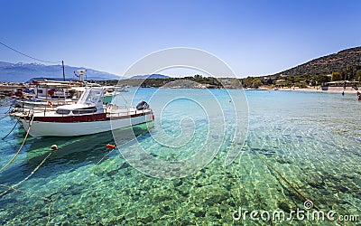 Marathi Beach, Crete, Greek Islands, Greece, Europe Editorial Stock Photo