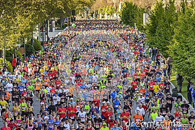 Marathon Editorial Stock Photo