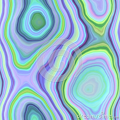 Marble agate seamless pattern texture background - cute pastel purple violet pink blue green yellow color - smooth surface Stock Photo