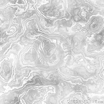 Marble agate seamless pattern texture background - light gray color Stock Photo