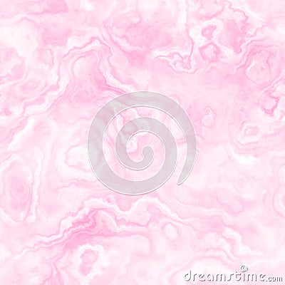 Marble agate seamless pattern texture background - pastel light pink color Stock Photo