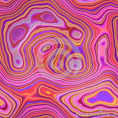 Marble agate stony seamless texture background - hot pink, blue, purple and yellow color Stock Photo