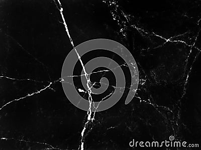 Marble black cracked white texture abstract nature veins background Stock Photo