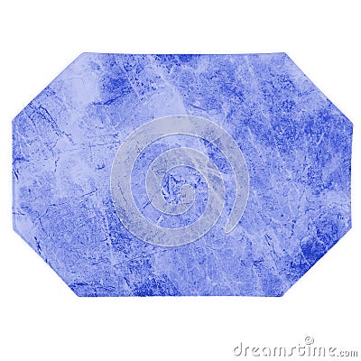 Marble Blue Kitchen Place Mat Stock Photo