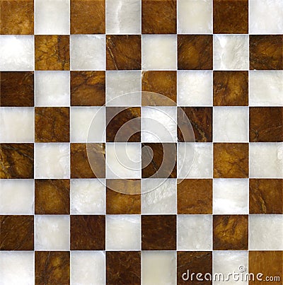 Marble chessboard Stock Photo