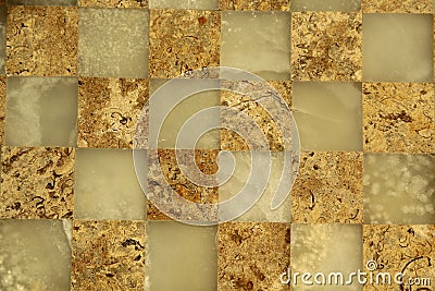 Marble chessboard Stock Photo